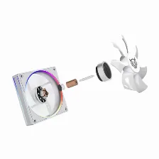 Disipador Balam Rush Heliux Pro Hex70 12 Cm, 2200 Rpm, Blanco