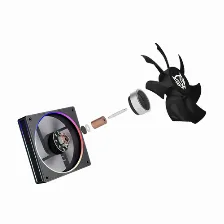 Disipador Balam Rush Heliux Pro Hex60 12 Cm, 2200 Rpm, Negro