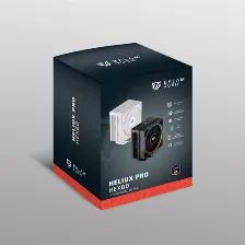 Disipador Balam Rush Heliux Pro Hex60 12 Cm, 2200 Rpm, Negro