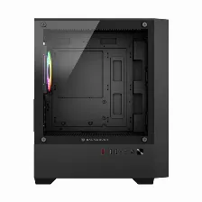 Gabinete Balam Rush Br-943888 Mini Tower, Psu No, Vent. 3x 120 Mm, Vent. 1x 120 Mm, Negro