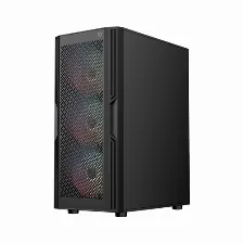 Gabinete Balam Rush Br-943956 Midi Tower, Psu No, Vent. 3x 120 Mm, Vent. 1x 120 Mm, Negro