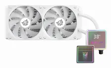 Enfriamiento Liquido_ Balam Rush Br-944052 2 X 12 Cm, 1800 Rpm, Blanco