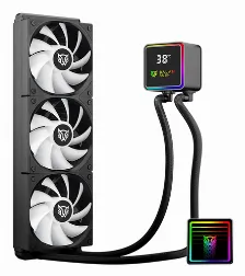 Sistema De Enfriamiento Liquido Balam Rush Cryo Prism 360, 360mm, Hasta 1800rpm, Lcd Temperatura, Negro