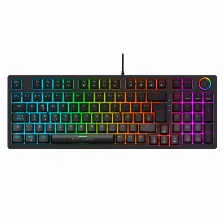 Teclado Gamer Mecanico Balam Rush Dominate X Pro Gk777, Iluminacion Rgb, Switch Rojo, Usb Tipo A. Negro