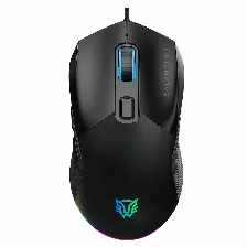 Mouse Gamer Alambrico Balam Rush Raptor Plus Mg2, Sensor Optico, 7200 Dpi, 6 Botones, Usb Tipo A. Negro