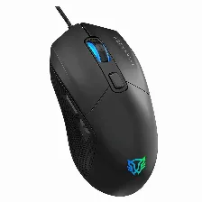 Mouse Gamer Alambrico Balam Rush Raptor Plus Mg2, Sensor Optico, 7200 Dpi, 6 Botones, Usb Tipo A. Negro
