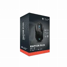 Mouse Gamer Alambrico Balam Rush Raptor Plus Mg2, Sensor Optico, 7200 Dpi, 6 Botones, Usb Tipo A. Negro