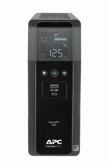 No Break Apc Br1350m2-lm 1.35 Kva / 810 W, 1080 J, Entrada 147 V, 10 Salidas Ac, Negro