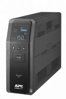No Break Apc Br1500m2-lm 1.5 Kva / 900 W, 1080 J, Entrada 147 V, 10 Salidas Ac, Negro