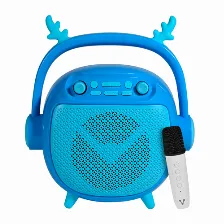 Bocina Vorago Bsp-205-bl Usb, Bt, Inalambrico, Universal, Azul