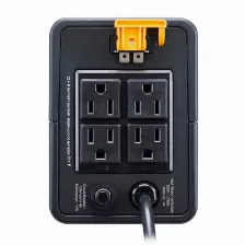 No Break Apc Bvx700lu-lm 360w, 700va, Linea Interactiva, 4 Contactos, Negro