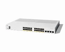 Switch Cisco C1200-24p-4x Gestionado, L2/l3, Rj-45 24, Gigabit Ethernet (10/100/1000), Blanco