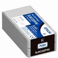 Cartucho De Tinta Epson Sjic22p Original, Negro