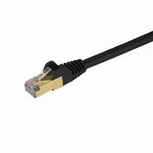 Patchcord Startech.com Cat6a, 0.3 M, S/utp (stp), Negro
