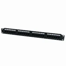 Panel De Parcheo Startech.com 24 Puertos, Rj-45, Color Negro, Montaje En Bastidor, Capacidad Del Rack 1u