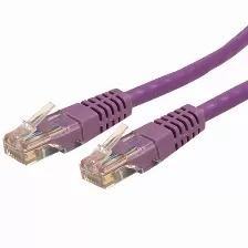 Patchcord Startech.com Cat6, 6.1 M, U/utp (utp), Púrpura