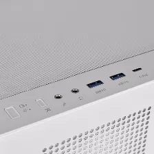 Gabinete Thermaltake View 270 Tg Argb Snow, Mid Tower, Ventana Lateral /frontal, 3x Vent, Blanco