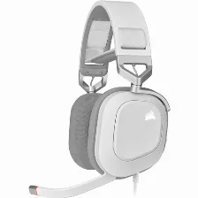 Audífonos Corsair Hs80 Diadema, Alámbrico, Usb, Blanco