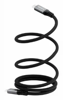 Cable Usb-c Adata Magnetico Autorganizable, Usb 3.2 Gen 2, 10 Gigabits Por Segundo, 100w Pd, 4k A 60hz, 1 Metro, Negro