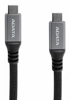Cable Usb-c Adata Magnetico Autorganizable, Usb 3.2 Gen 2, 10 Gigabits Por Segundo, 100w Pd, 4k A 60hz, 1 Metro, Negro