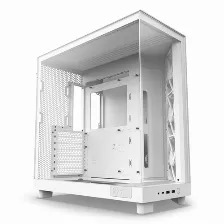 Gabinete Nzxt H6 Air Flow Midi-tower, Rgb, 3x Ventiladores 120mm, S/fuente, Blanco