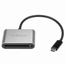 Lector De Memorias Startech.com Transferencia 6000 Mbit/s, Cfast, Cfast 2.0, Color Negro, Plata