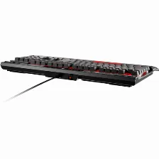 Teclado Corsair K70 Max Inglés De Ee.uu. , Alámbrico, Usb, Led Rgb, Negro