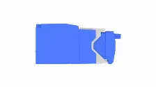 Conector Panduit Cje6x88tgbu Conector 1 Rj-45, Blindaje De Cable U/utp (utp), Material Policarbonato (pc), Color Azul