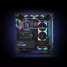 Kit 3 Ventiladores Thermaltake Toughfan, Presion Estatica, 2000 Rpm, Rgb, Con Controlador
