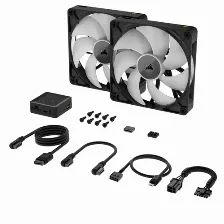 Ventilador Corsair Icue Link Rx140 Rgb 14 Cm, 1700 Rpm, Led Multi, Negro, Pwm