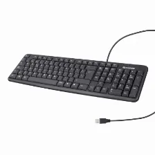 Teclado Steren Com-624 Alámbrico, Usb, Interruptor De Membrana, Negro