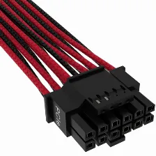 Cable De Poder Corsair Cp-8920334 12vhpwr, Negro, Rojo