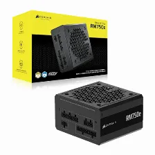 Fuente De Poder Corsair Rm750e, 750w, Cybenetics Gold, Full-modular, Atx 3.1, Negro