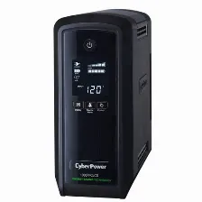 No Break Cyberpower Cp1000pfclcd 1 Kva / 600 W, 1030 J, Salida 120 V, 10 Salidas Ac, Negro