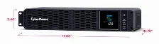 No Break Cyberpower Cp2000pfcrm2u 2 Kva / 1200 W, 1500 J, Entrada 139 V, 8 Salidas Ac, Negro