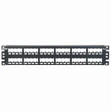 Panel De Parcheo Panduit 48-port Metal Modular Patch Panel 48 Puertos, Rj-45, Montaje En Bastidor, Capacidad Del Rack 2u