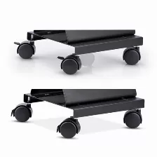 Soporte Startech.com Soporte Del Cpu Del Carro, 21 Kg, Negro