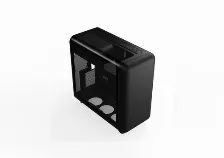Gabinete Hyte X50 Mid Tower, Ventana Lateral Vidrio Templado, Sin Fuente, Pitch Black, Negro