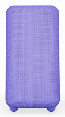 Gabinete Hyte X50 Mid Tower, Ventana Lateral Vidrio Templado, Sin Fuente, Taro Milk, Morado