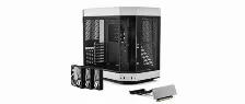Gabinete Hyte Y60 Con Ventana, Midi-tower, Incluye Riser Pcie 4.0, 3x Ventiladores, Negro/blanco