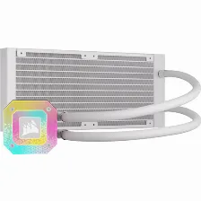 Sistema De Enfriamiento Liquido Corsair Icue H100i Elite Capellix Xt Rgb, 240mm, Blanco
