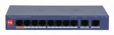 Switch Dahua Technology Cs4010-8et2gt-60 Gestionado, L2, Rj-45 10, Gigabit Ethernet (10/100/1000), 8 Poe, Azul