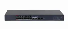 Switch Dahua Technology Dh-cs4218-16et-135 Gestionado, L2, Rj-45 18, Gigabit Ethernet (10/100/1000), Negro