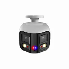 Camara Ip Dahua, 8 Mp (2x4), Bala, Microsd, Interior Y Exterior, Vision De 180°, Microfono Dual Y Altavoz Integrado, Ip67, Blanco.
