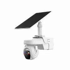 Camara Ip Dahua Domo Con Panel Solar 4mp 4g Lte, Ir 30m, Audio Bidireccional, Ip66, Sirena, Micro Sd