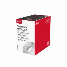 Bobina De Cable Utp Dahua Cat6, 305m, 100% Cobre, Interior, Blanco