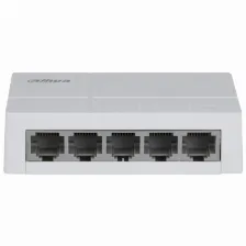 Switch Dahua Technology Poe Dh-sf1005l No Administrado, Rj-45 5, Fast Ethernet (10/100), Escritorio, Gris Claro