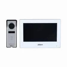 Kit Videoportero Dahua Hibrido, Touch, Wi-fi, Altavoz, Apertura De Puerta, Ip66