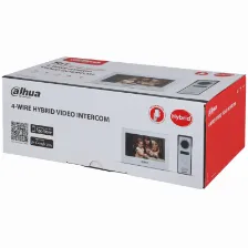 Kit Videoportero Dahua Hibrido, Touch, Wi-fi, Altavoz, Apertura De Puerta, Ip66
