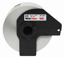 Cinta Brother Dk-2251 Negro Y Rojo Sobre Blanco, 6.2 Cm, 15.2 M
